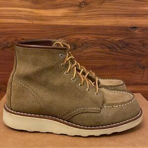 Red Wing Heritage Women, Olive Mohave Moc Toe- Size 6
